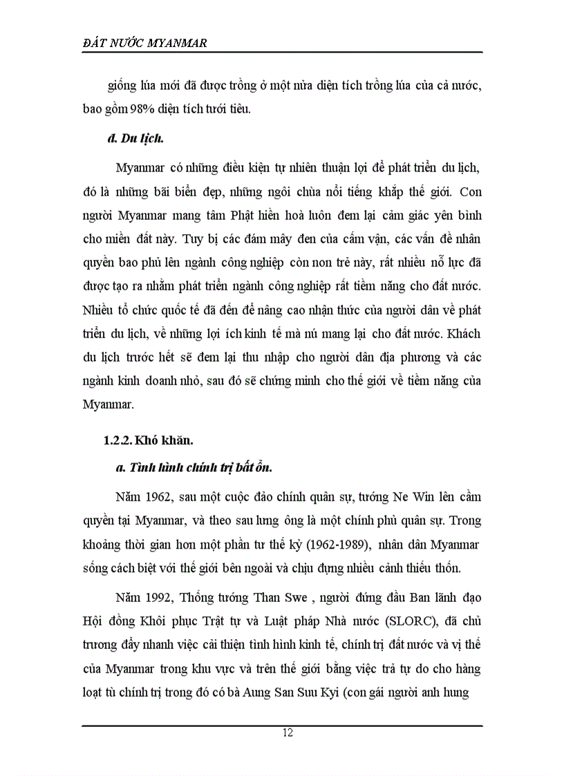 image for page Quan hệ giữa Việt Nam và Myanma và các giải pháp thúc đẩy quan hệ của hai nước