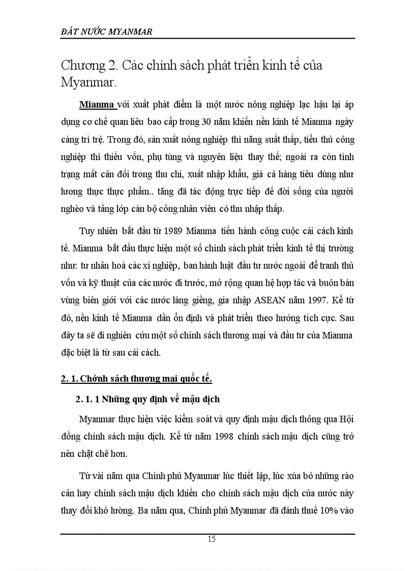 image for page Quan hệ giữa Việt Nam và Myanma và các giải pháp thúc đẩy quan hệ của hai nước