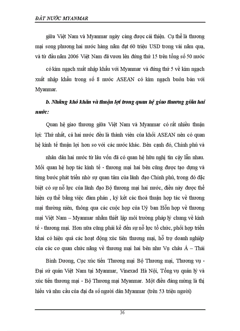 image for page Quan hệ giữa Việt Nam và Myanma và các giải pháp thúc đẩy quan hệ của hai nước