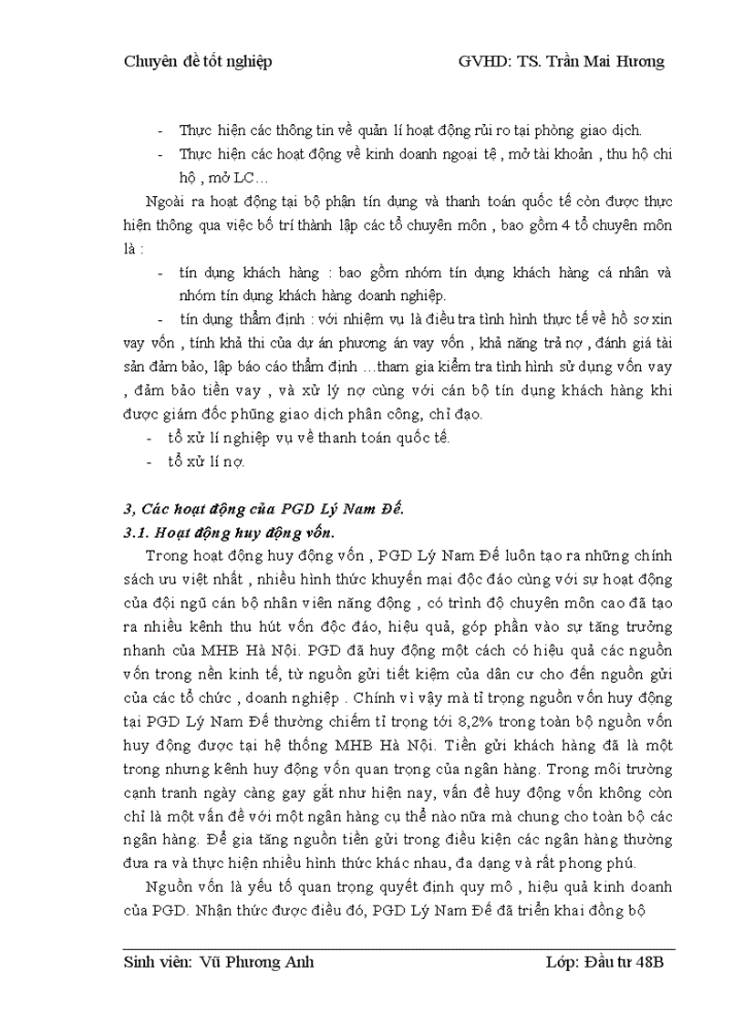image for page Thẩm định dự án vay vốn của các doanh nghiệp vừa và nhỏ tại Ngân hàng phát triển nhà đồng bằng sông Cửu Long – chi nhánh Hà Nội – Phòng giao dịch Lý Nam Đế. Thực trạng và giải pháp
