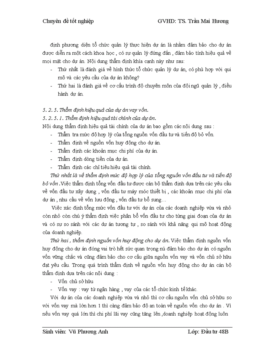 image for page Thẩm định dự án vay vốn của các doanh nghiệp vừa và nhỏ tại Ngân hàng phát triển nhà đồng bằng sông Cửu Long – chi nhánh Hà Nội – Phòng giao dịch Lý Nam Đế. Thực trạng và giải pháp