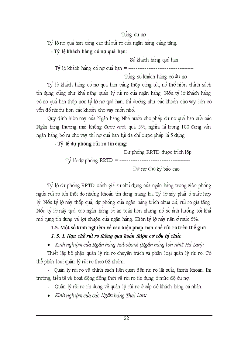 image for page Giải pháp hạn chế rủi ro tín dụng đối với Ngân hàng Thương mại Cổ phần Đại Dương