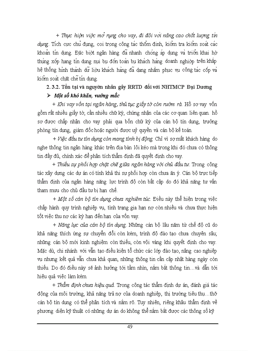 image for page Giải pháp hạn chế rủi ro tín dụng đối với Ngân hàng Thương mại Cổ phần Đại Dương
