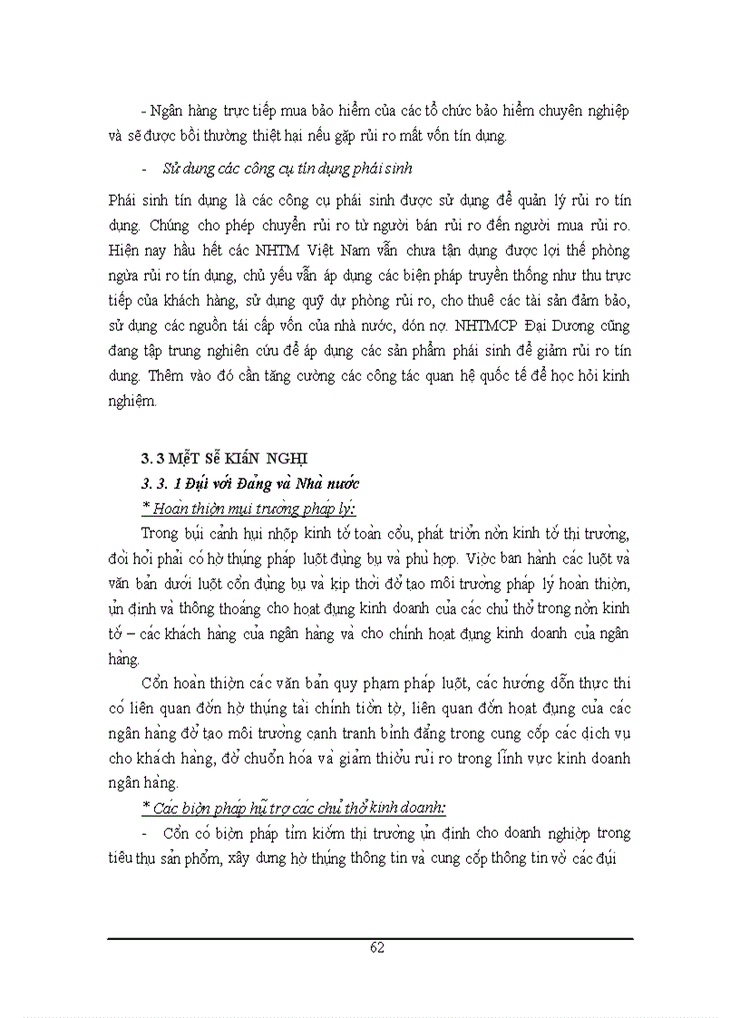 image for page Giải pháp hạn chế rủi ro tín dụng đối với Ngân hàng Thương mại Cổ phần Đại Dương