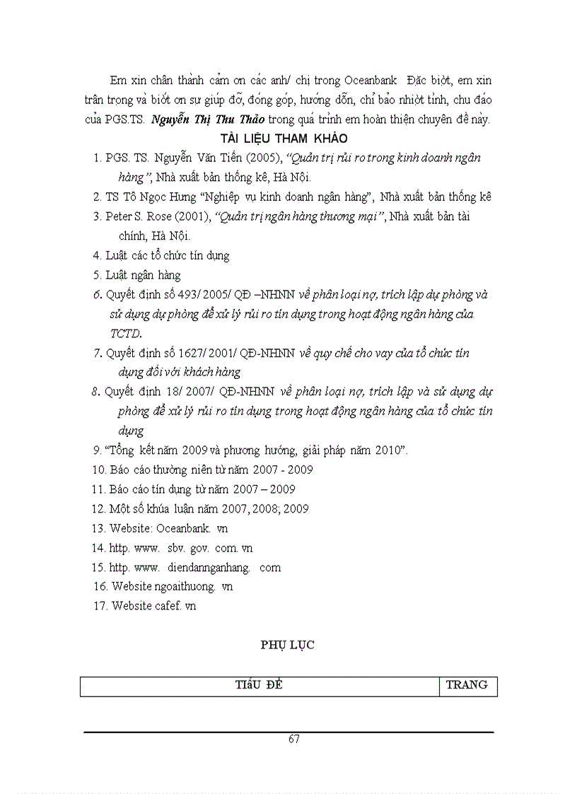 image for page Giải pháp hạn chế rủi ro tín dụng đối với Ngân hàng Thương mại Cổ phần Đại Dương