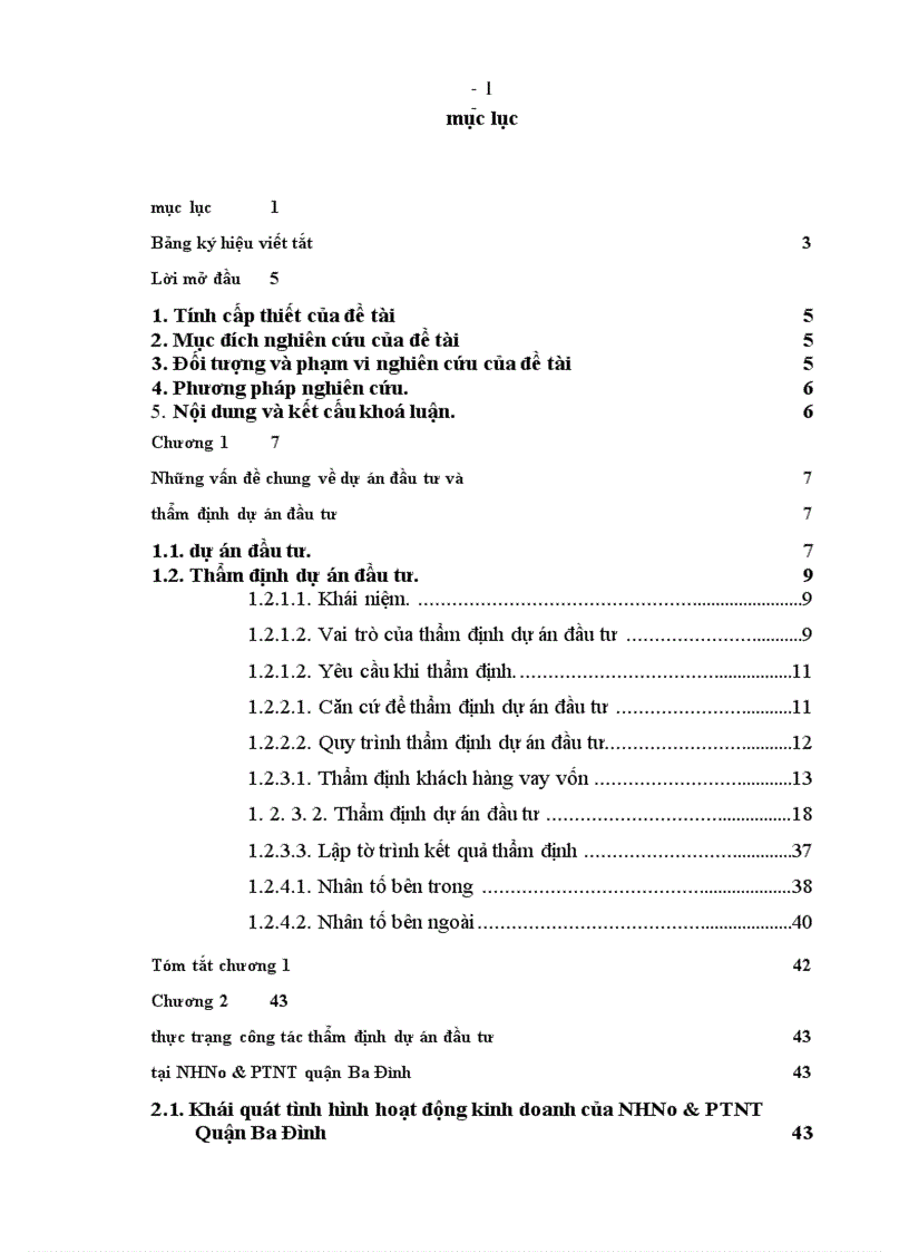 image for page Các giải pháp nhằm nâng cao chất lượng công tác thẩm định dự án đầu tư tại chi nhánh NHNo&PTNT Quận Ba Đình