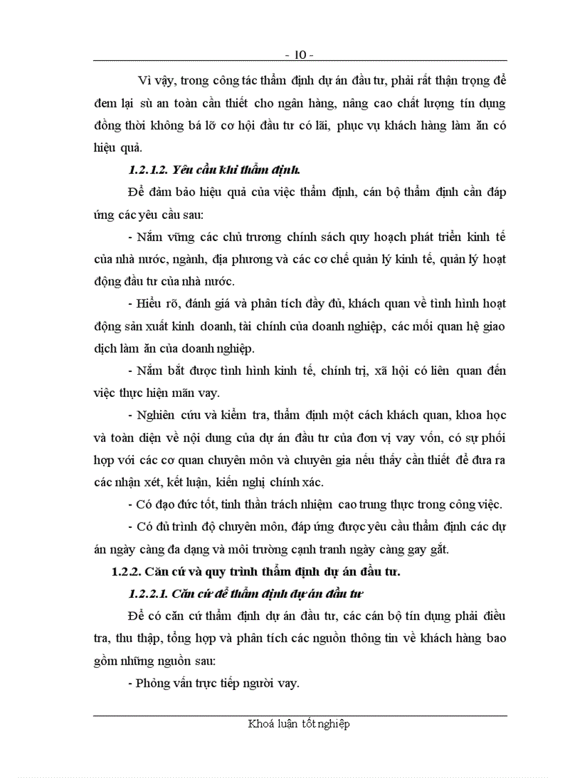 image for page Các giải pháp nhằm nâng cao chất lượng công tác thẩm định dự án đầu tư tại chi nhánh NHNo&PTNT Quận Ba Đình
