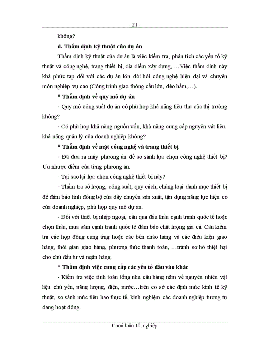 image for page Các giải pháp nhằm nâng cao chất lượng công tác thẩm định dự án đầu tư tại chi nhánh NHNo&PTNT Quận Ba Đình