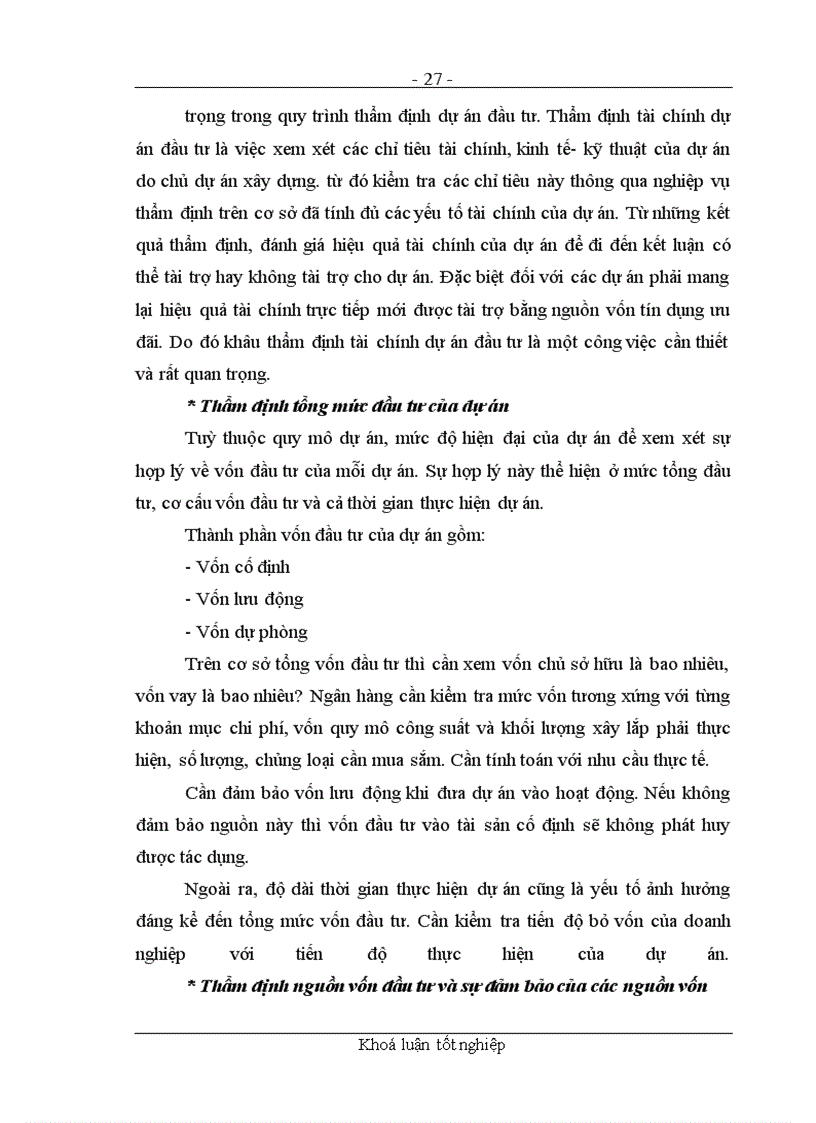 image for page Các giải pháp nhằm nâng cao chất lượng công tác thẩm định dự án đầu tư tại chi nhánh NHNo&PTNT Quận Ba Đình