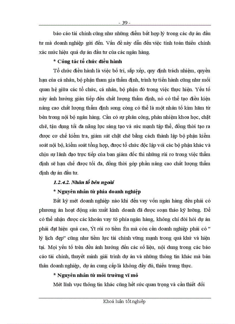 image for page Các giải pháp nhằm nâng cao chất lượng công tác thẩm định dự án đầu tư tại chi nhánh NHNo&PTNT Quận Ba Đình