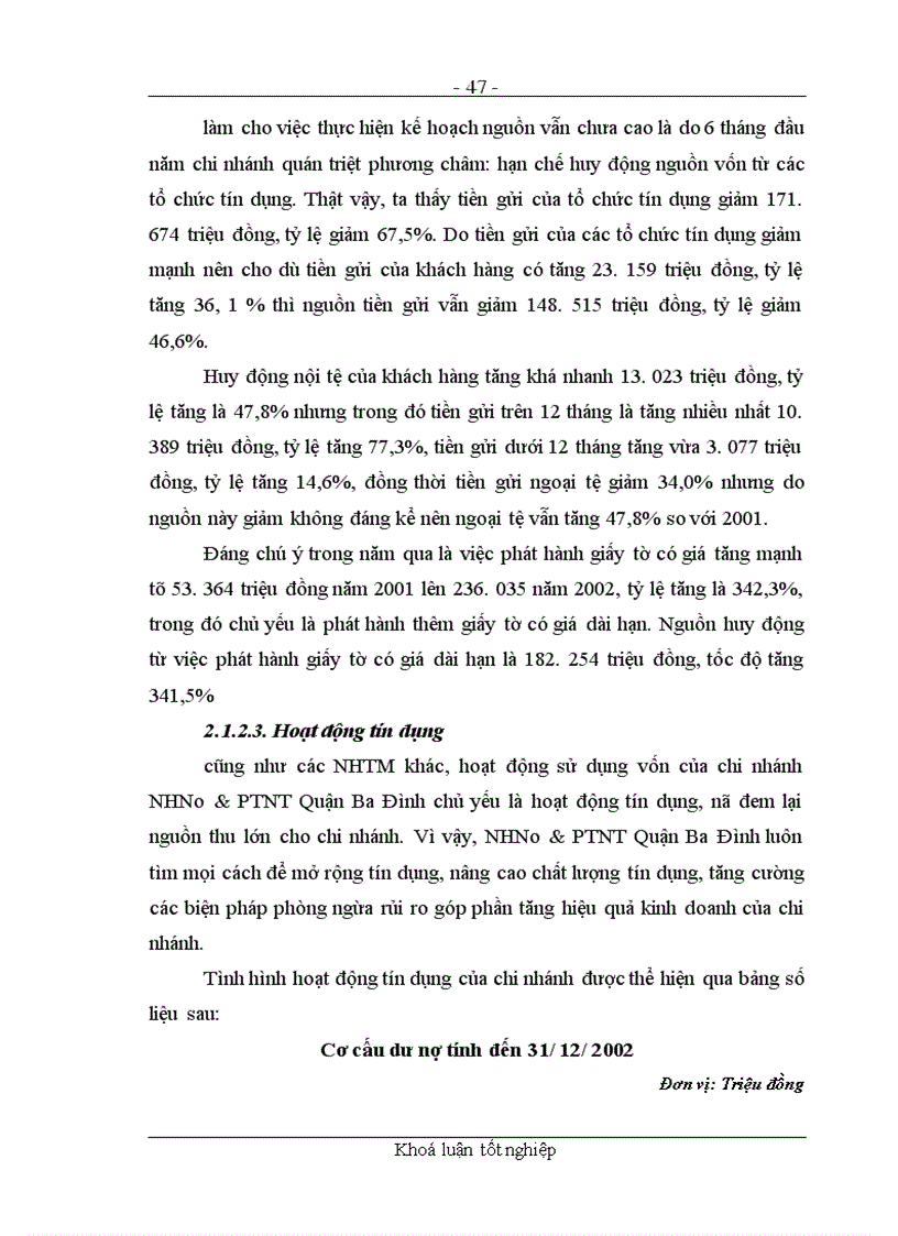 image for page Các giải pháp nhằm nâng cao chất lượng công tác thẩm định dự án đầu tư tại chi nhánh NHNo&PTNT Quận Ba Đình
