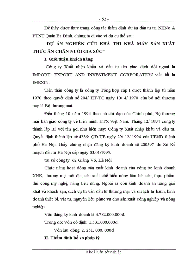 image for page Các giải pháp nhằm nâng cao chất lượng công tác thẩm định dự án đầu tư tại chi nhánh NHNo&PTNT Quận Ba Đình
