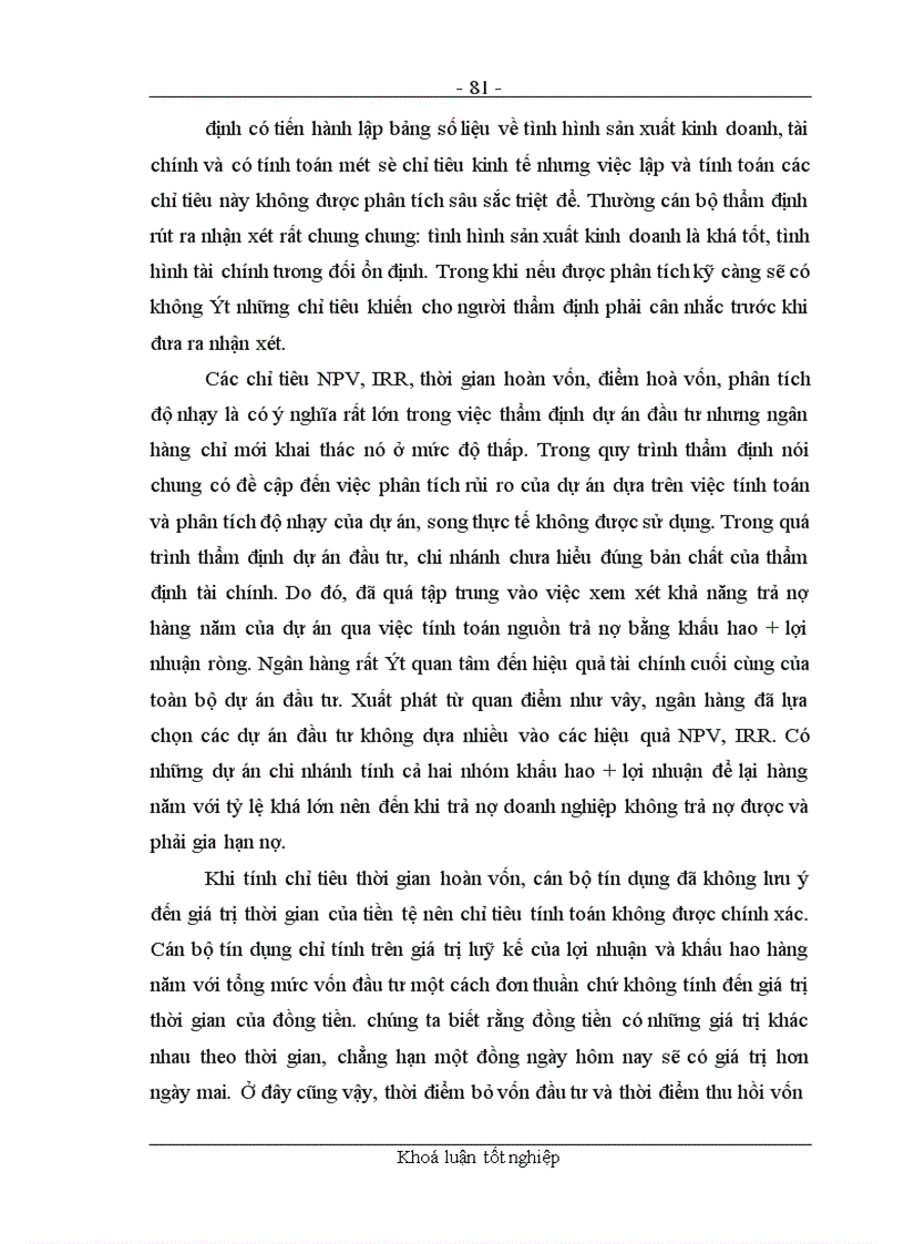 image for page Các giải pháp nhằm nâng cao chất lượng công tác thẩm định dự án đầu tư tại chi nhánh NHNo&PTNT Quận Ba Đình