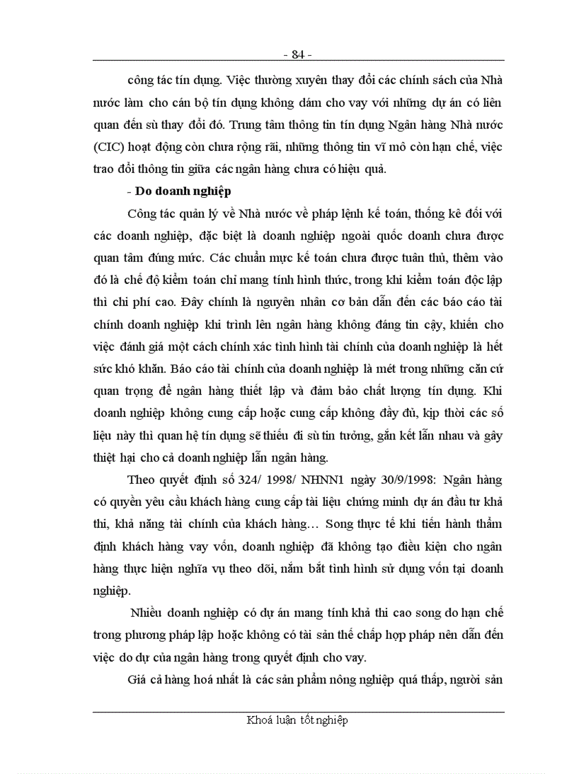 image for page Các giải pháp nhằm nâng cao chất lượng công tác thẩm định dự án đầu tư tại chi nhánh NHNo&PTNT Quận Ba Đình