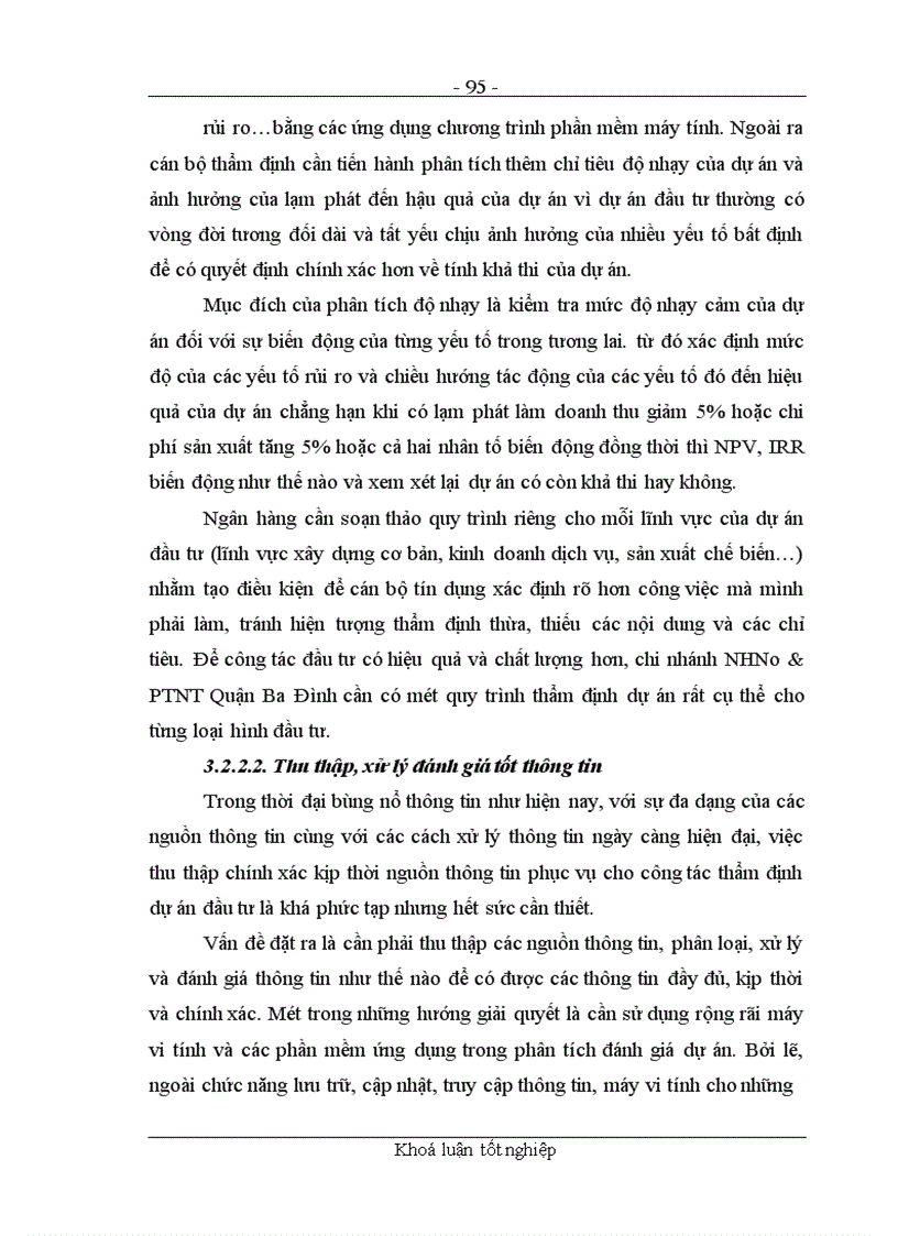 image for page Các giải pháp nhằm nâng cao chất lượng công tác thẩm định dự án đầu tư tại chi nhánh NHNo&PTNT Quận Ba Đình
