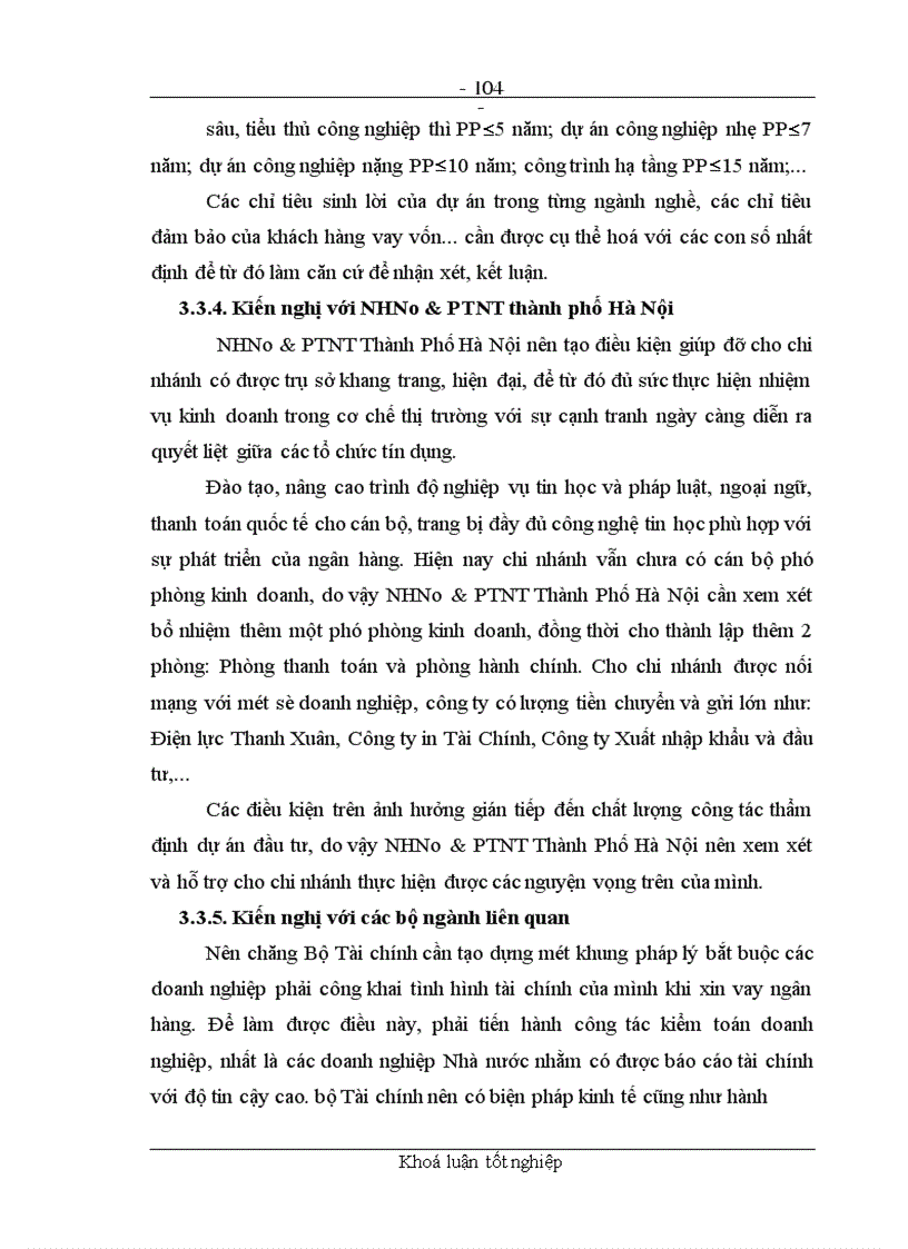 image for page Các giải pháp nhằm nâng cao chất lượng công tác thẩm định dự án đầu tư tại chi nhánh NHNo&PTNT Quận Ba Đình
