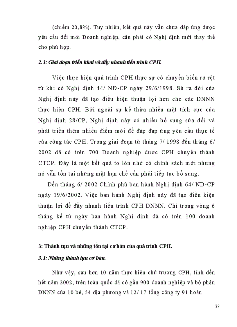 image for page Cổ phần hoá DNNN trên địa bàn tỉnh Hà Tây thực trạng và giải pháp