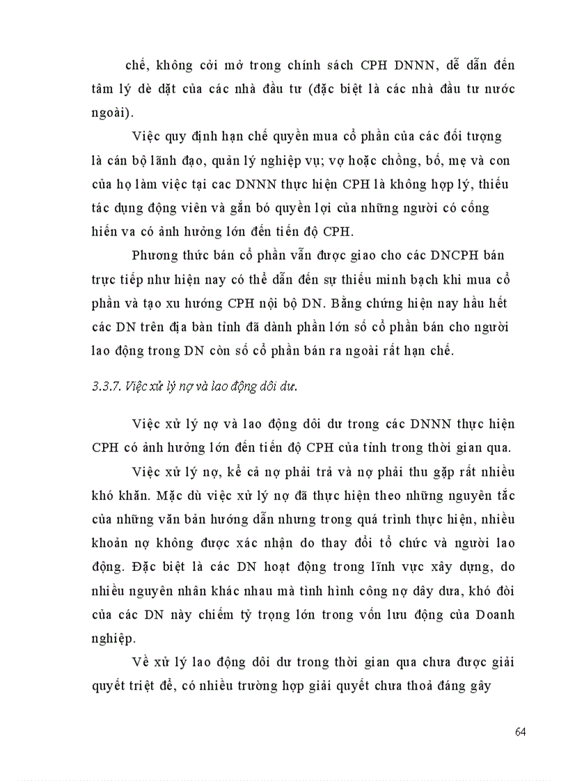 image for page Cổ phần hoá DNNN trên địa bàn tỉnh Hà Tây thực trạng và giải pháp