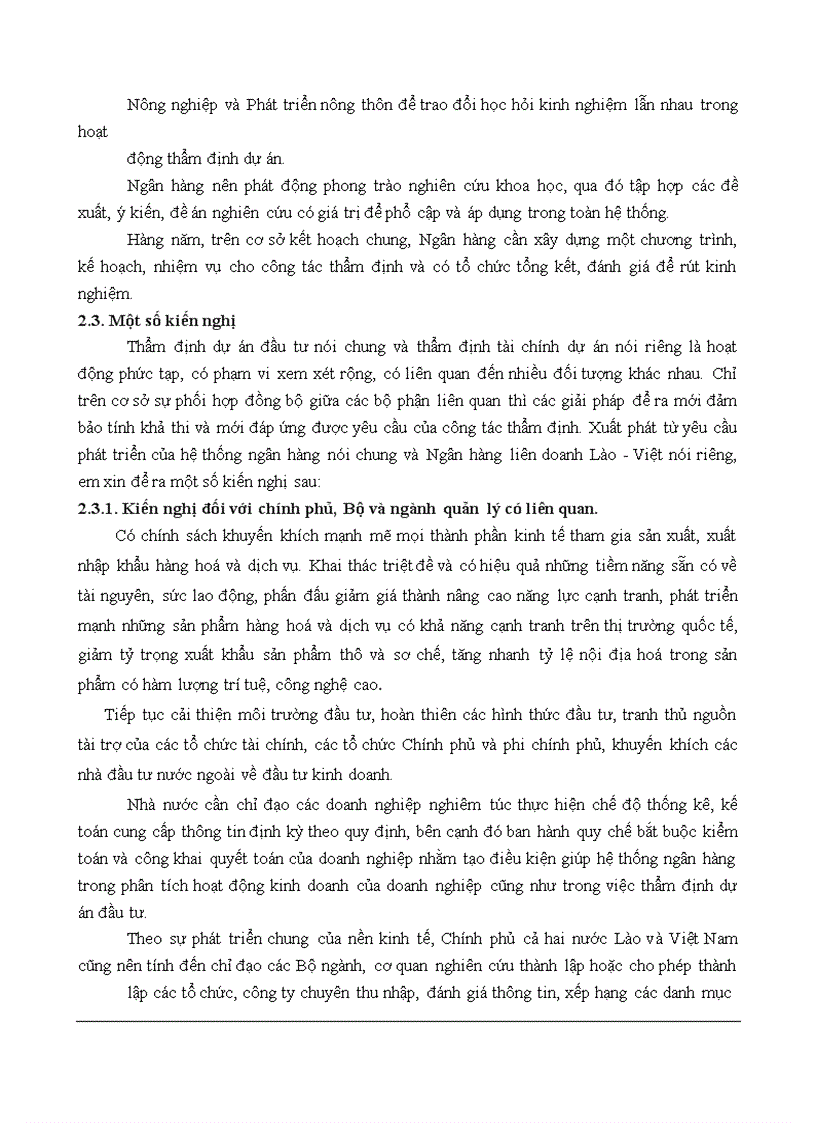 image for page Các biện pháp nhằm nâng cao chất lượng công tác thẩm định dự án đầu tư tại Ngân hàng liên doanh Lào - Việt chi nhánh Hà Nội