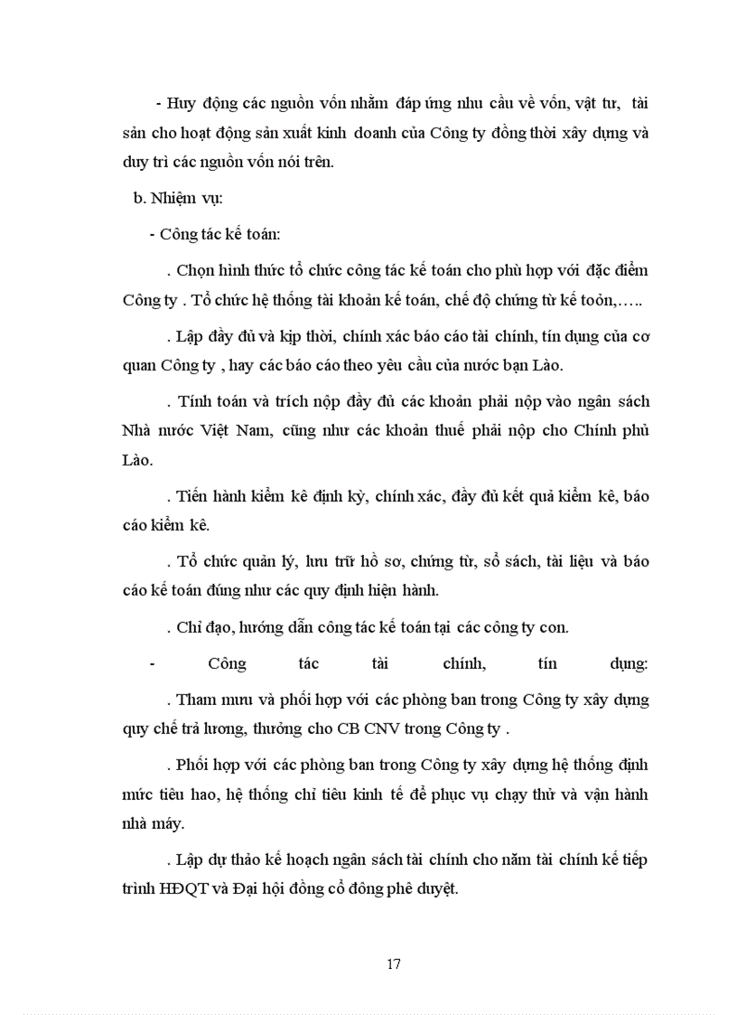 image for page Báo cáo thực tập tại công ty cổ phần điện Việt Lào