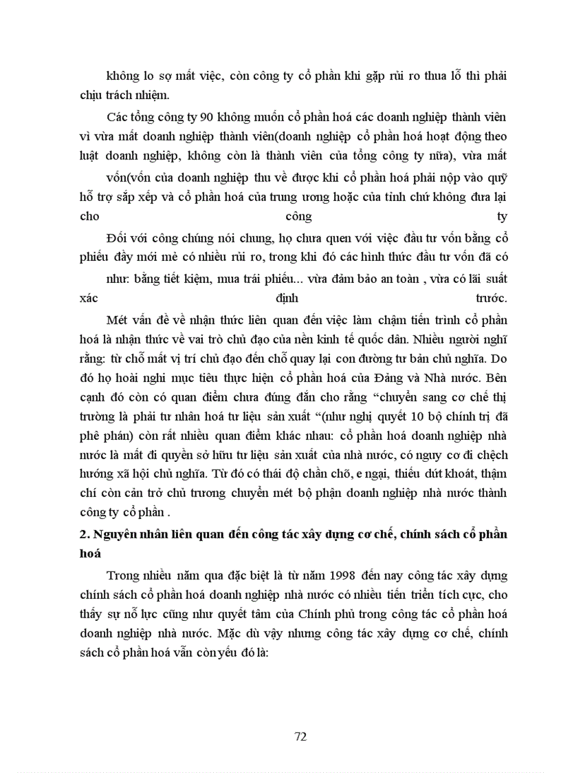 image for page Những vấn đề về cổ phần hoá doanh nghiệp Nhà nước và đề xuất một số giải pháp để đẩy nhanh tốc độ cổ phần hoá