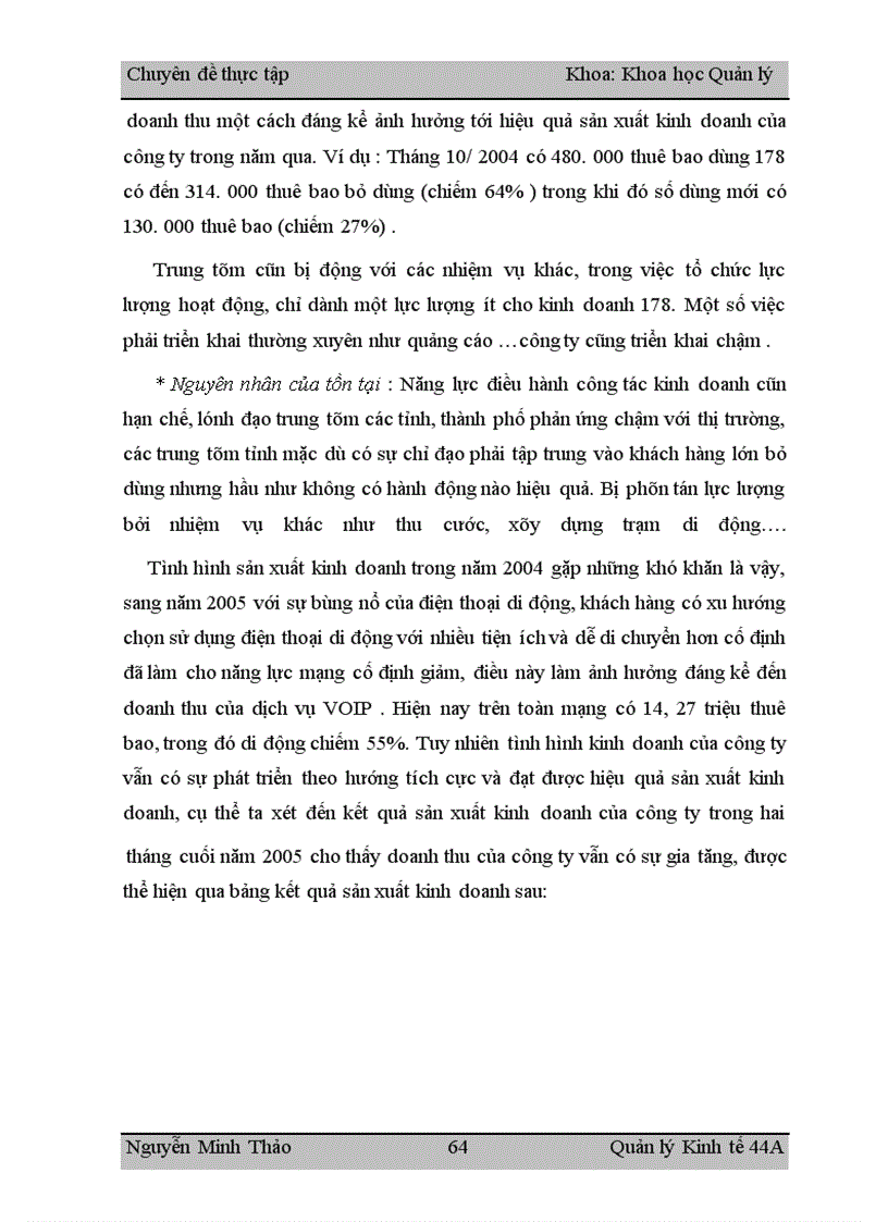 image for page Nghiên cứu giải pháp quản lý nhằm nâng cao hiệu quả hoạt động sản xuất kinh doanh của công ty điện thoại đường dài Viettel