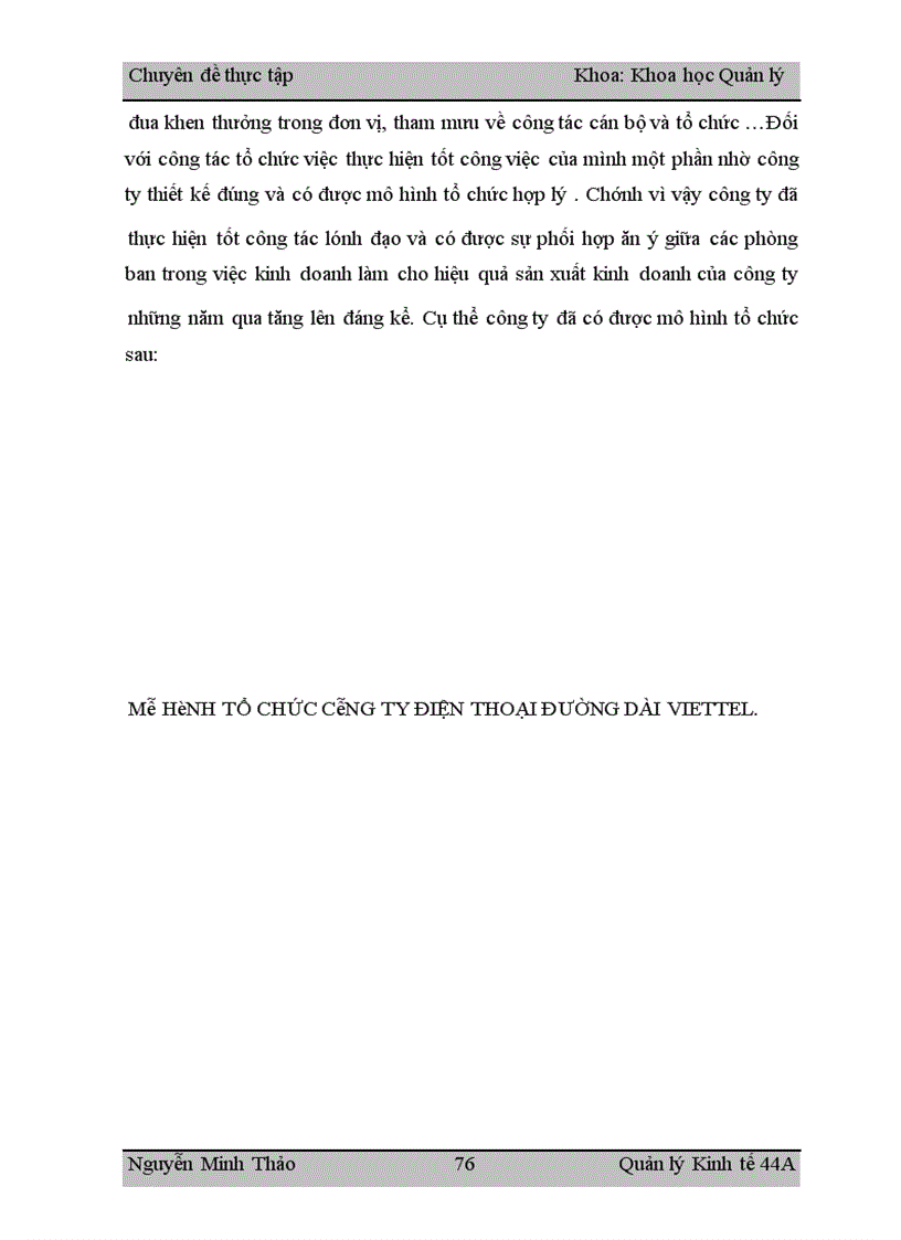 image for page Nghiên cứu giải pháp quản lý nhằm nâng cao hiệu quả hoạt động sản xuất kinh doanh của công ty điện thoại đường dài Viettel