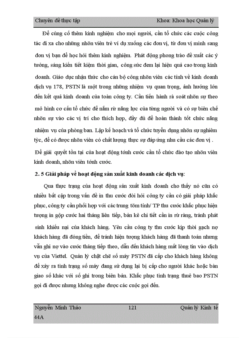 image for page Nghiên cứu giải pháp quản lý nhằm nâng cao hiệu quả hoạt động sản xuất kinh doanh của công ty điện thoại đường dài Viettel