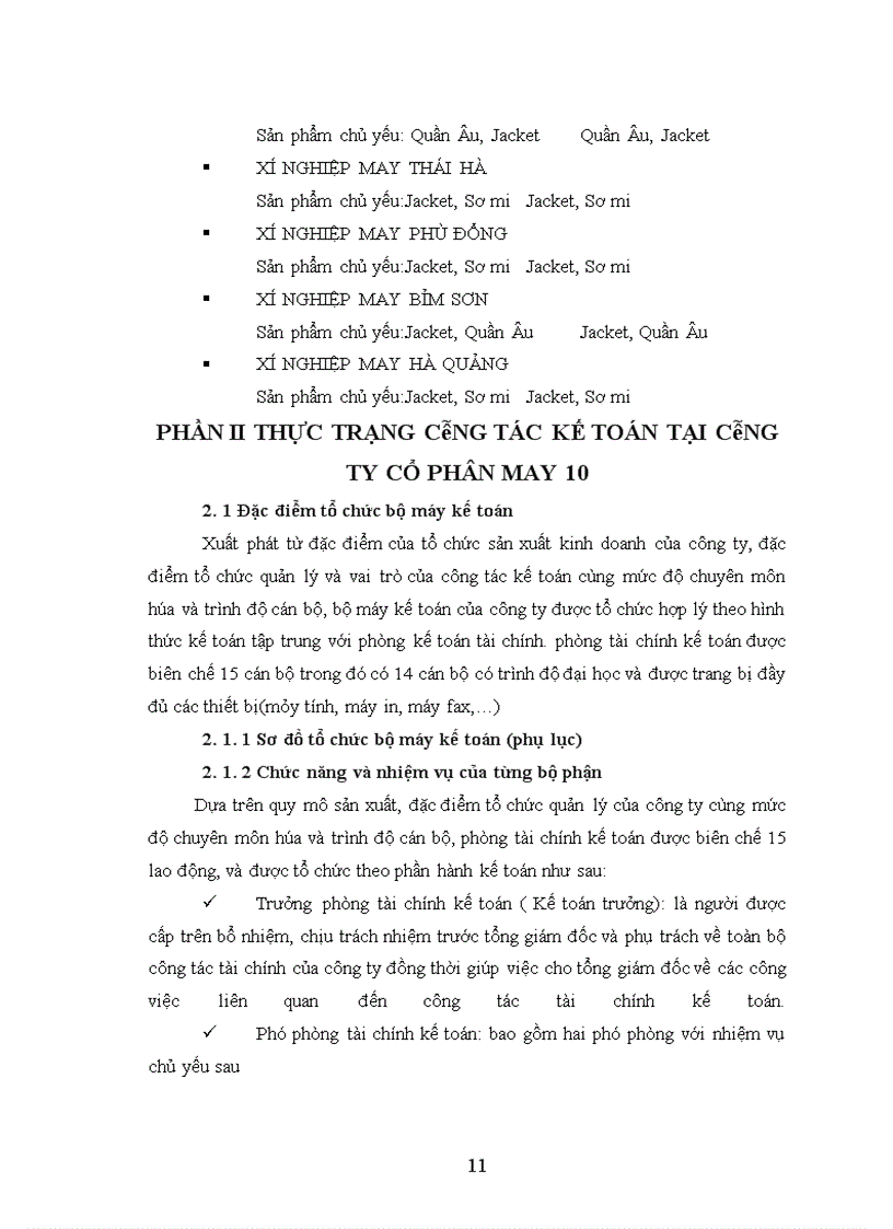 image for page Thực trạng tổ chức hạch toán kế toán tại công ty cổ phần may
