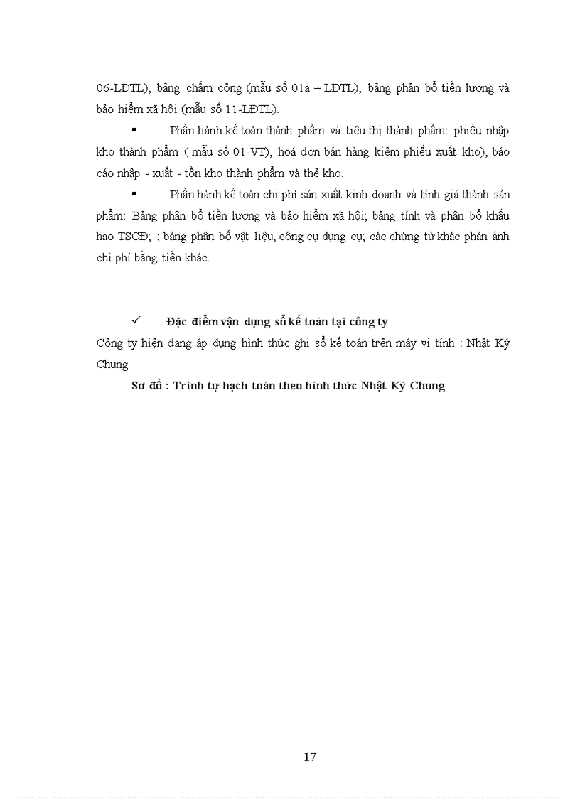 image for page Thực trạng tổ chức hạch toán kế toán tại công ty cổ phần may
