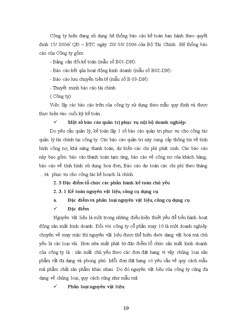image for page Thực trạng tổ chức hạch toán kế toán tại công ty cổ phần may