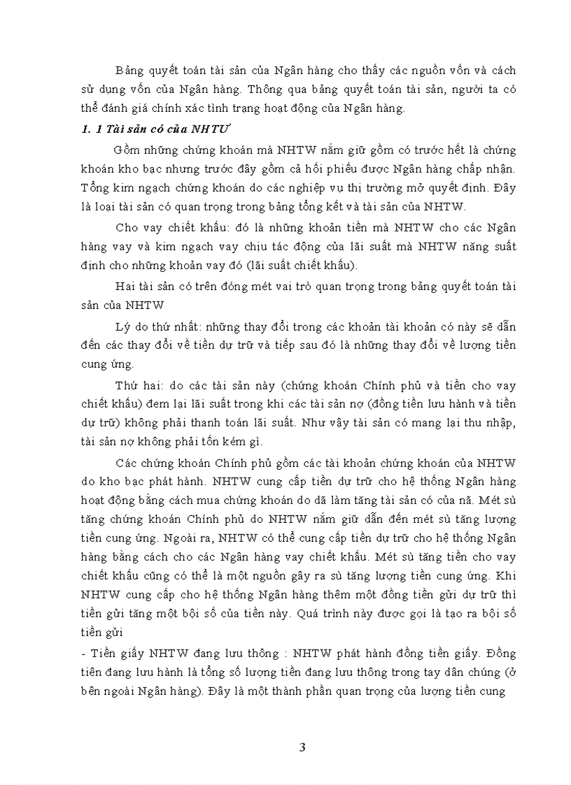 image for page Vai trò của NHTW trong nền kinh tế thị trường