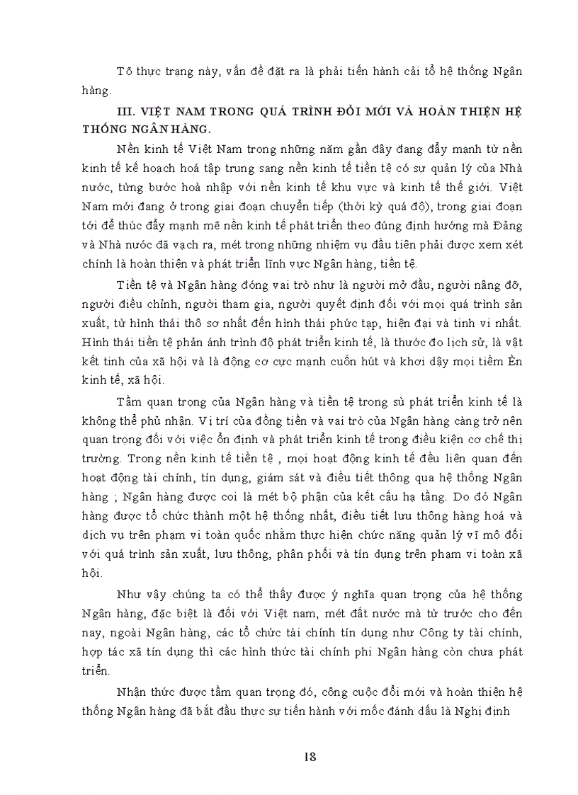 image for page Vai trò của NHTW trong nền kinh tế thị trường