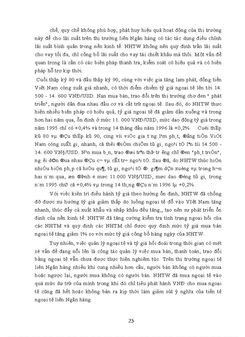 image for page Vai trò của NHTW trong nền kinh tế thị trường