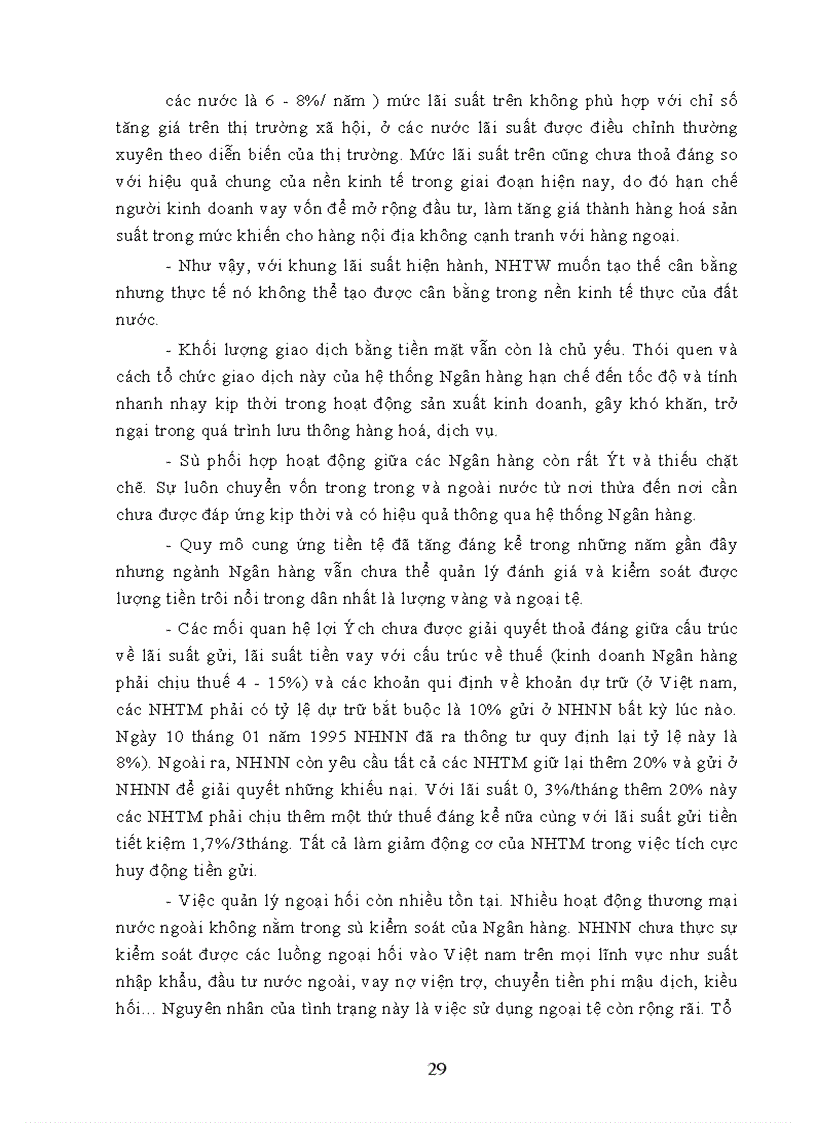 image for page Vai trò của NHTW trong nền kinh tế thị trường