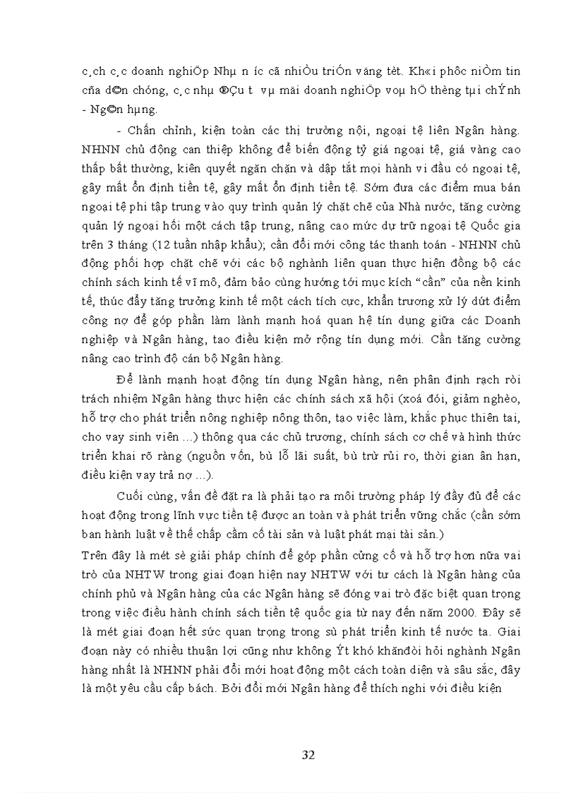 image for page Vai trò của NHTW trong nền kinh tế thị trường