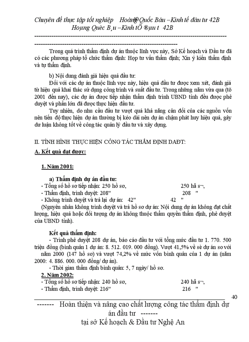 image for page Hoàn thiện và nâng cao chất lượng công tác thẩm định dự án đầu tư tại sở Kế hoạch & Đầu tư Nghệ An
