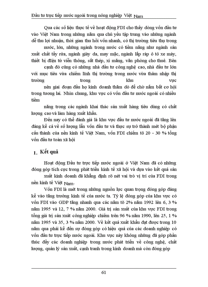 image for page Đầu tư trực tiếp nước ngoài phát triển nghành nông nghiệp Việt Nam thực trạng và giải pháp