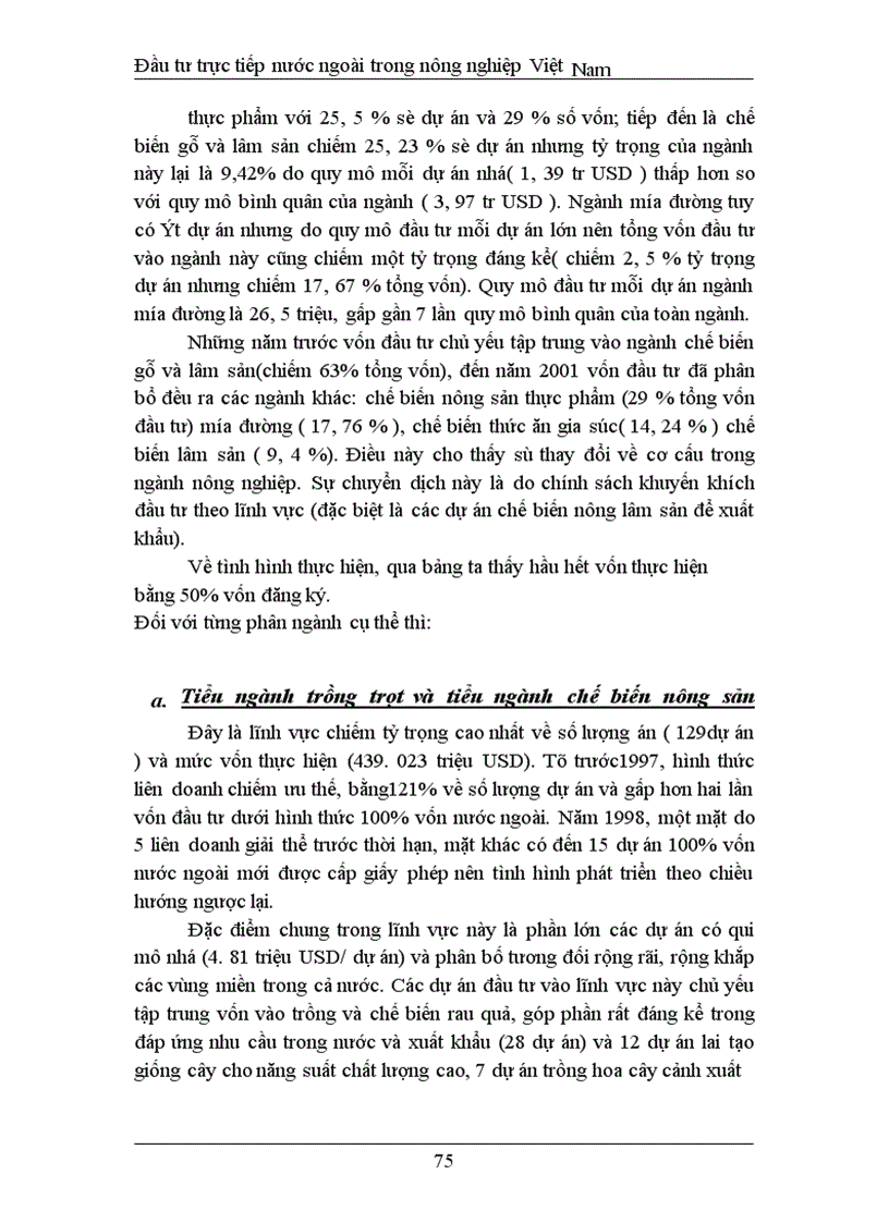 image for page Đầu tư trực tiếp nước ngoài phát triển nghành nông nghiệp Việt Nam thực trạng và giải pháp