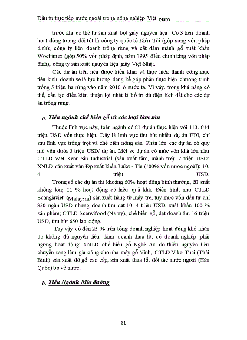 image for page Đầu tư trực tiếp nước ngoài phát triển nghành nông nghiệp Việt Nam thực trạng và giải pháp