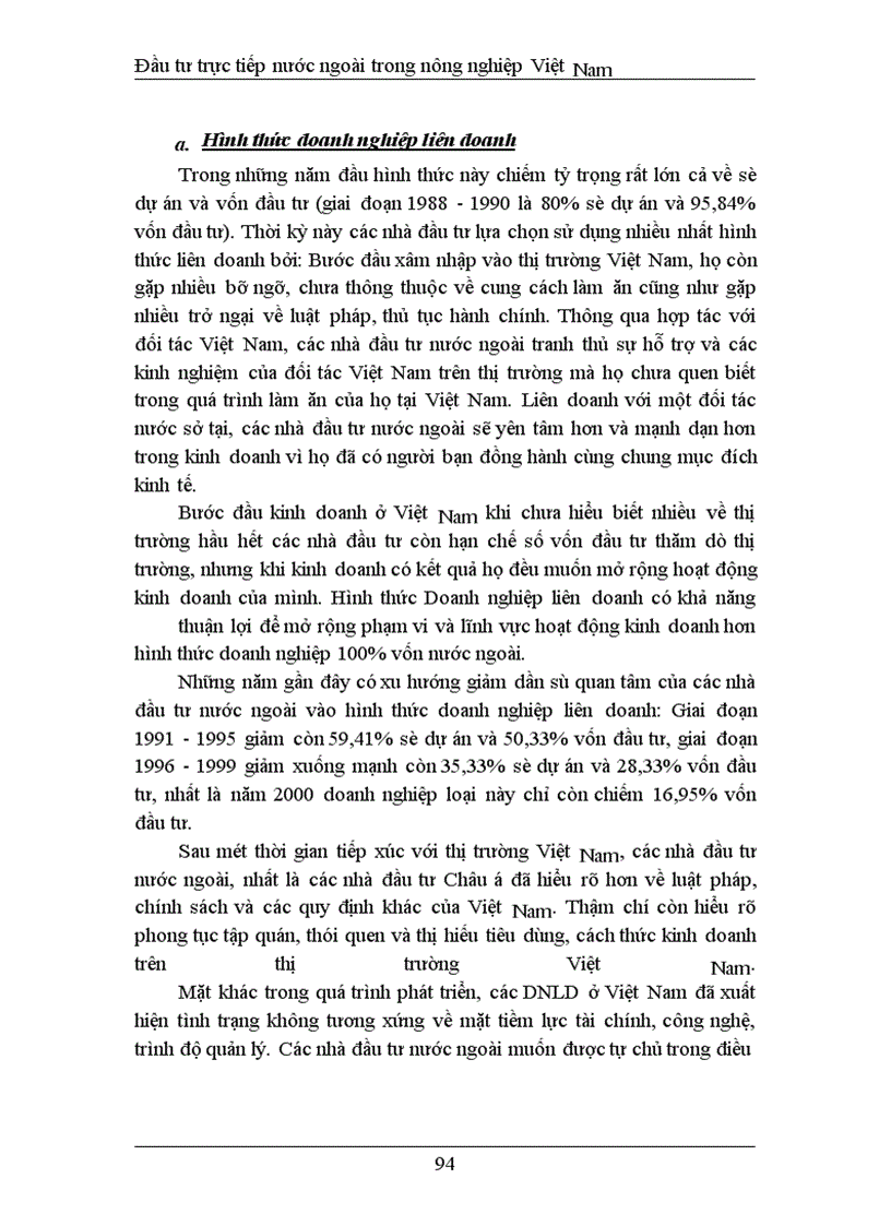 image for page Đầu tư trực tiếp nước ngoài phát triển nghành nông nghiệp Việt Nam thực trạng và giải pháp