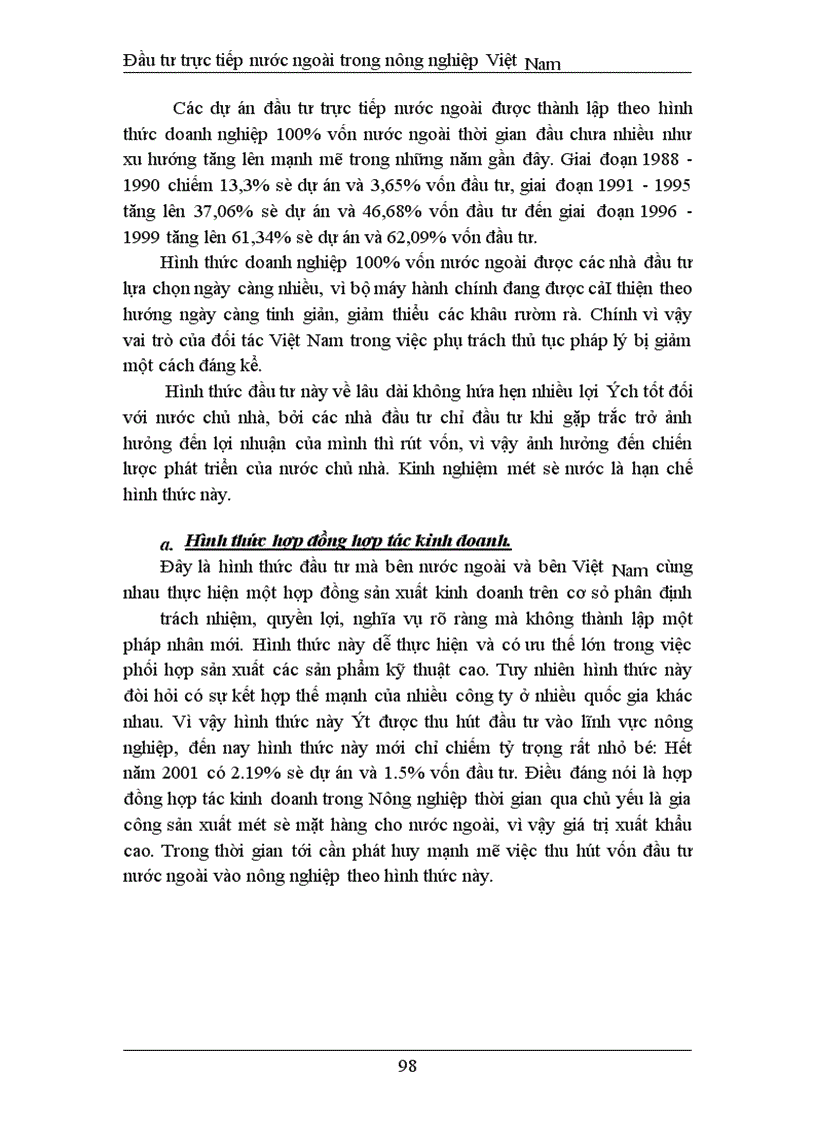 image for page Đầu tư trực tiếp nước ngoài phát triển nghành nông nghiệp Việt Nam thực trạng và giải pháp