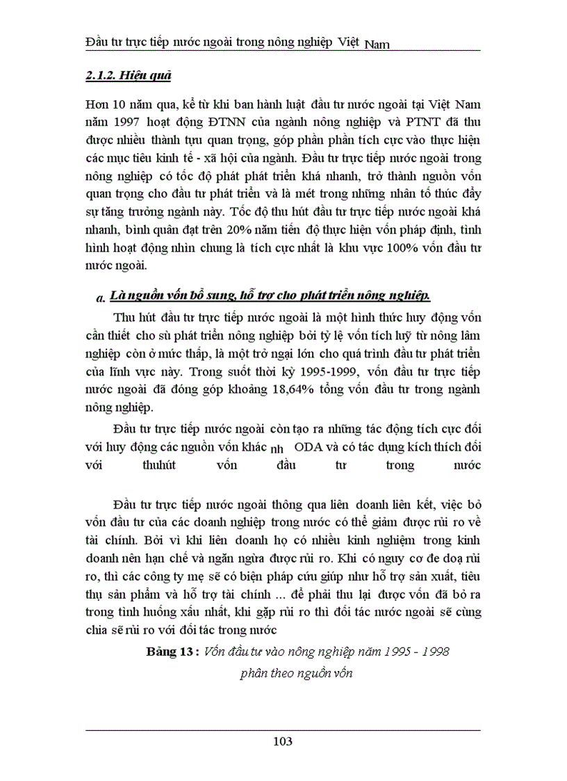 image for page Đầu tư trực tiếp nước ngoài phát triển nghành nông nghiệp Việt Nam thực trạng và giải pháp