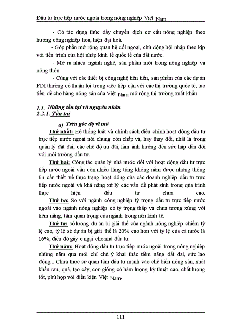 image for page Đầu tư trực tiếp nước ngoài phát triển nghành nông nghiệp Việt Nam thực trạng và giải pháp