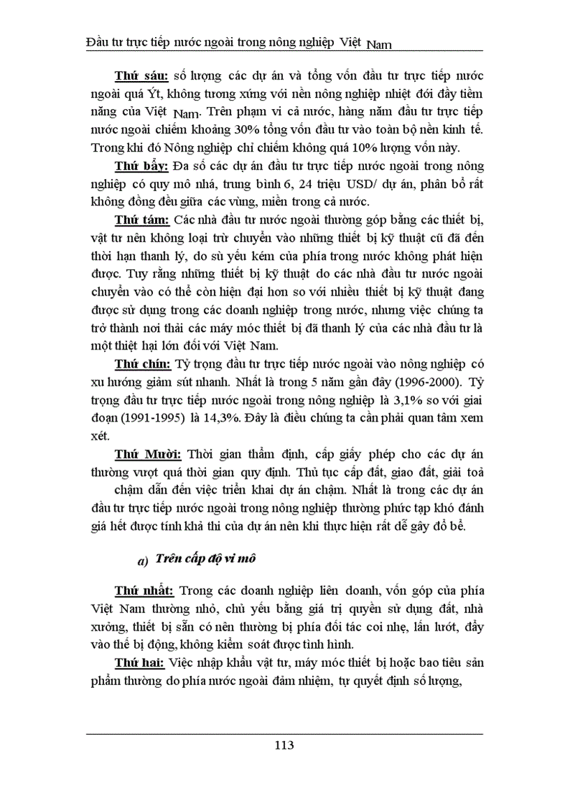 image for page Đầu tư trực tiếp nước ngoài phát triển nghành nông nghiệp Việt Nam thực trạng và giải pháp