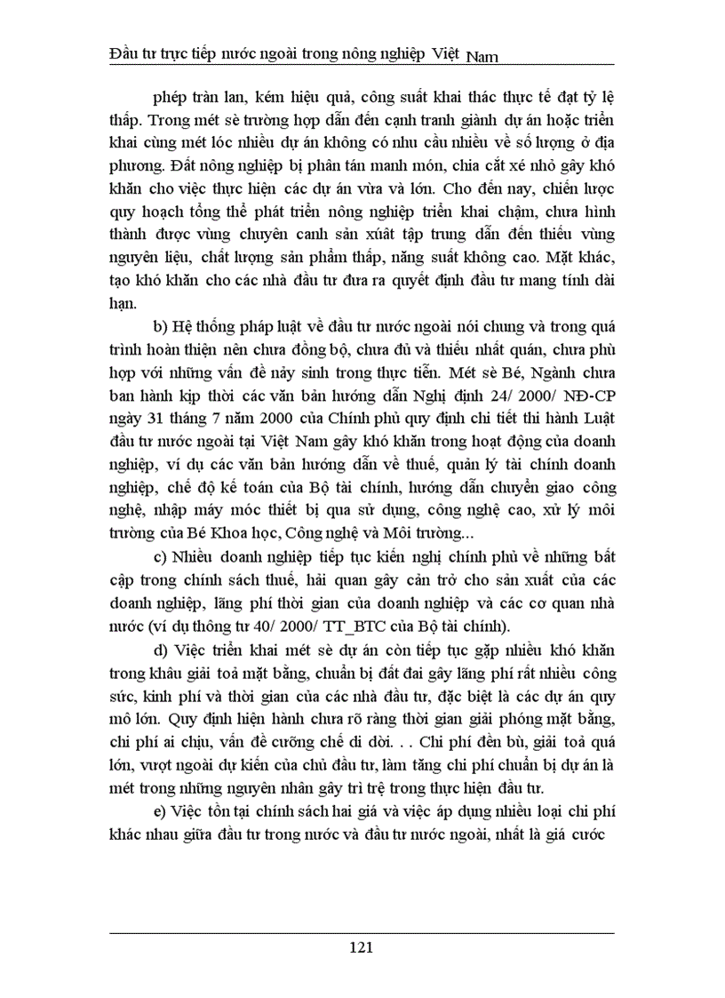 image for page Đầu tư trực tiếp nước ngoài phát triển nghành nông nghiệp Việt Nam thực trạng và giải pháp