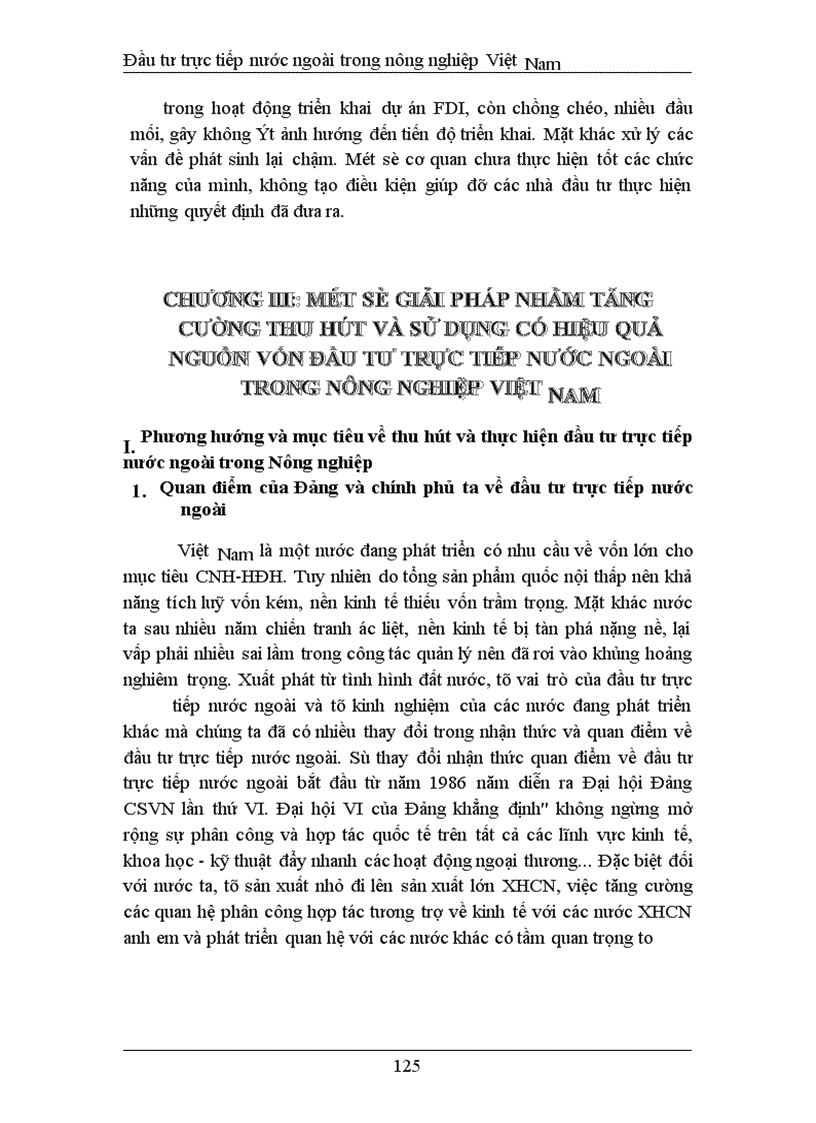 image for page Đầu tư trực tiếp nước ngoài phát triển nghành nông nghiệp Việt Nam thực trạng và giải pháp