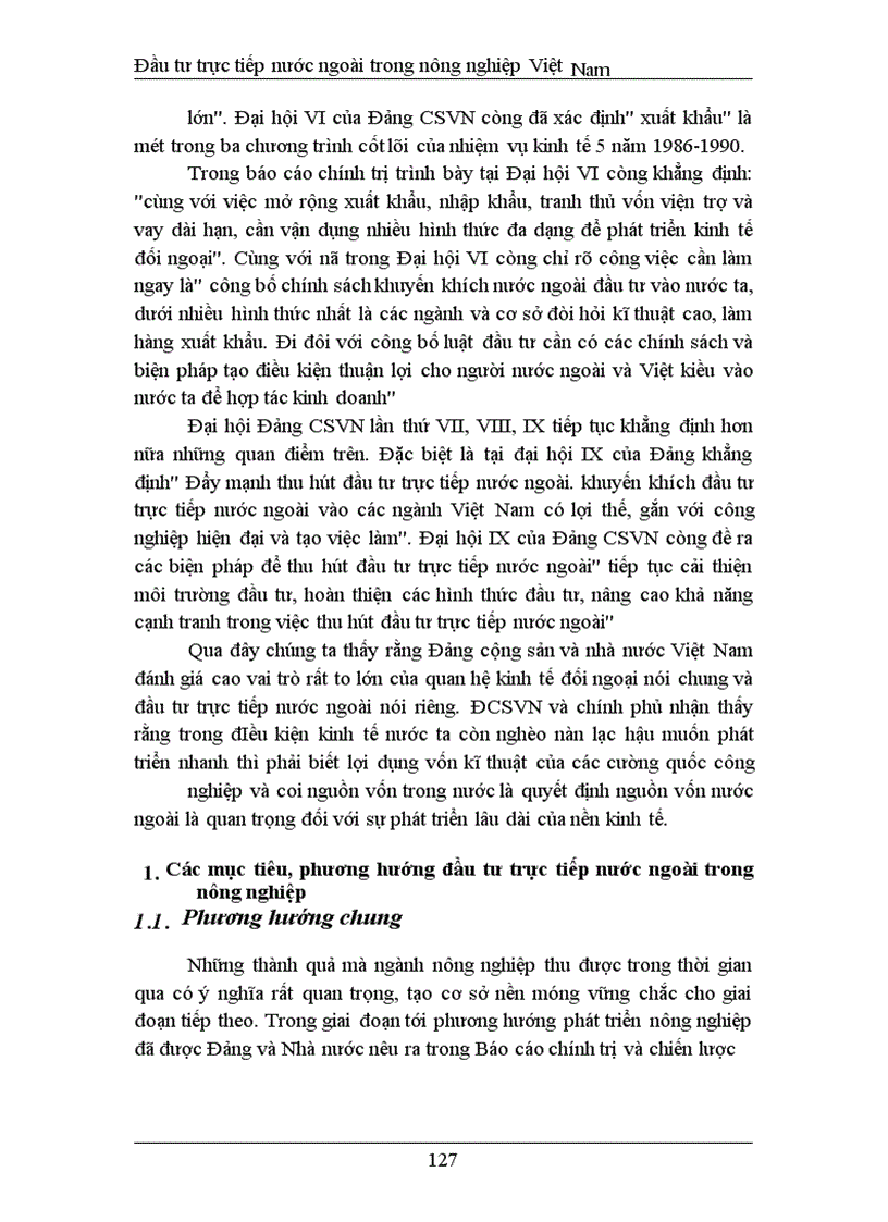 image for page Đầu tư trực tiếp nước ngoài phát triển nghành nông nghiệp Việt Nam thực trạng và giải pháp