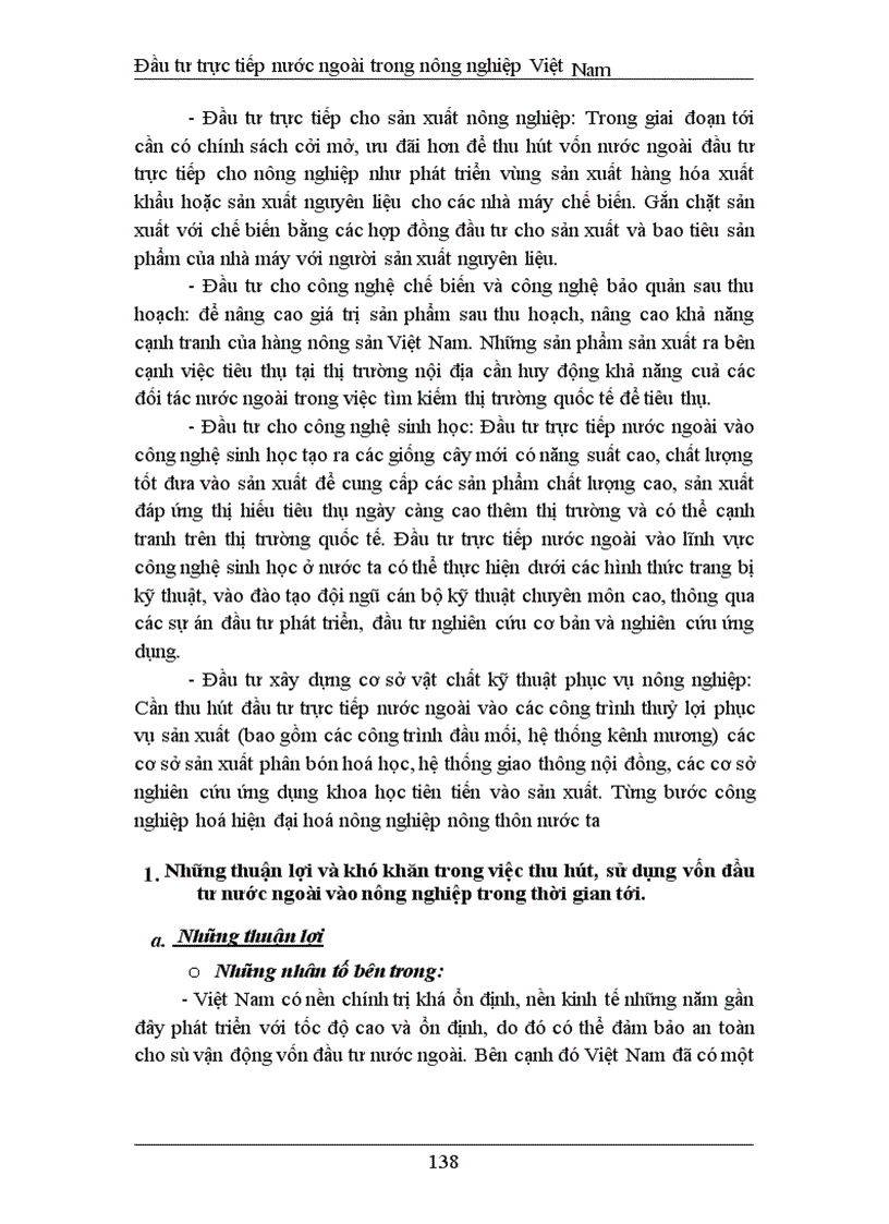 image for page Đầu tư trực tiếp nước ngoài phát triển nghành nông nghiệp Việt Nam thực trạng và giải pháp