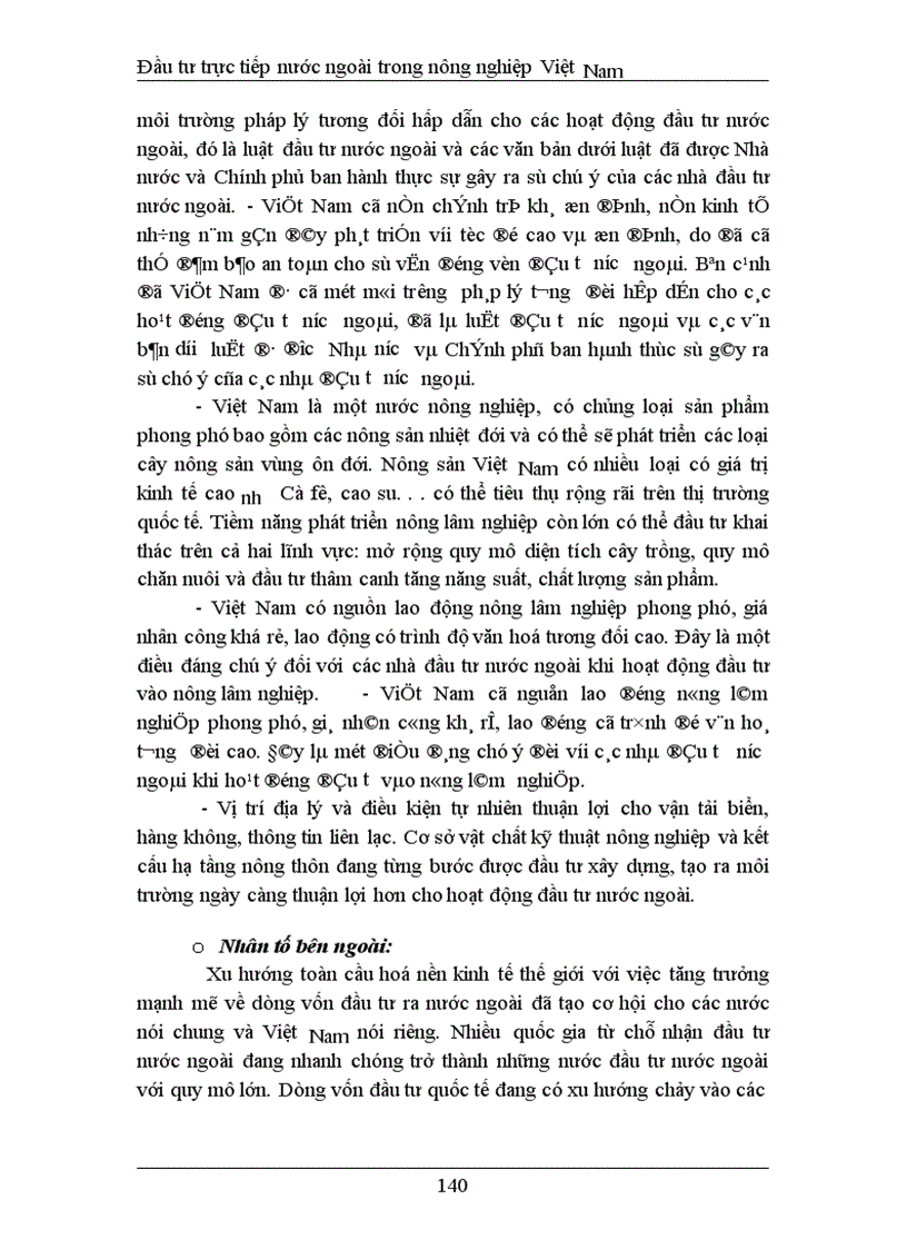 image for page Đầu tư trực tiếp nước ngoài phát triển nghành nông nghiệp Việt Nam thực trạng và giải pháp